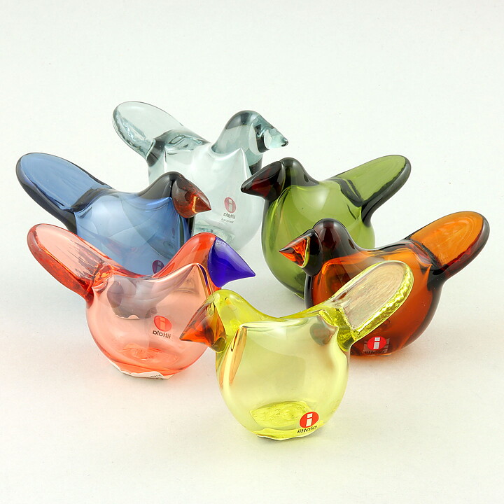 Oiva Toikka (2020) Six Stylistic Sieppo Glass Birds (15)