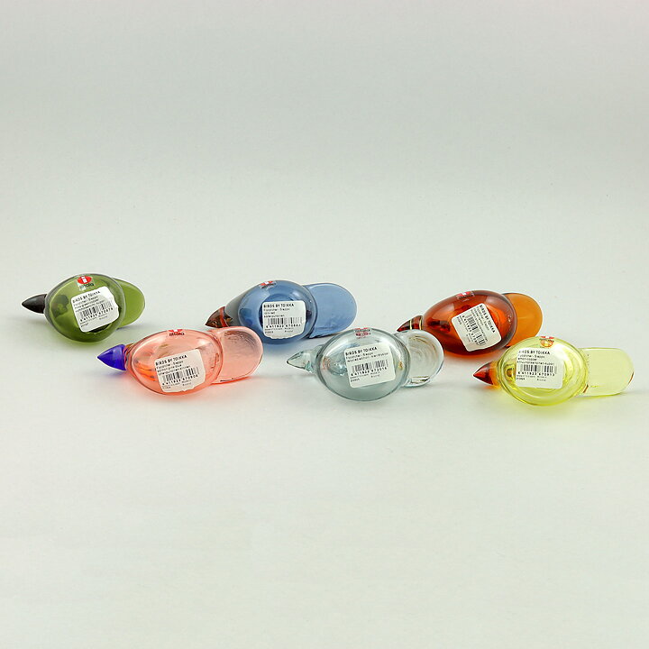 Oiva Toikka (2020) Six Stylistic Sieppo Glass Birds (15)