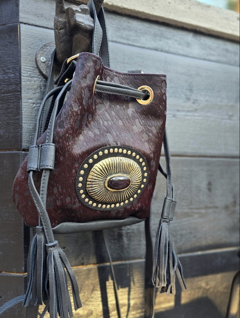 Mini Bucket Bag - Brown