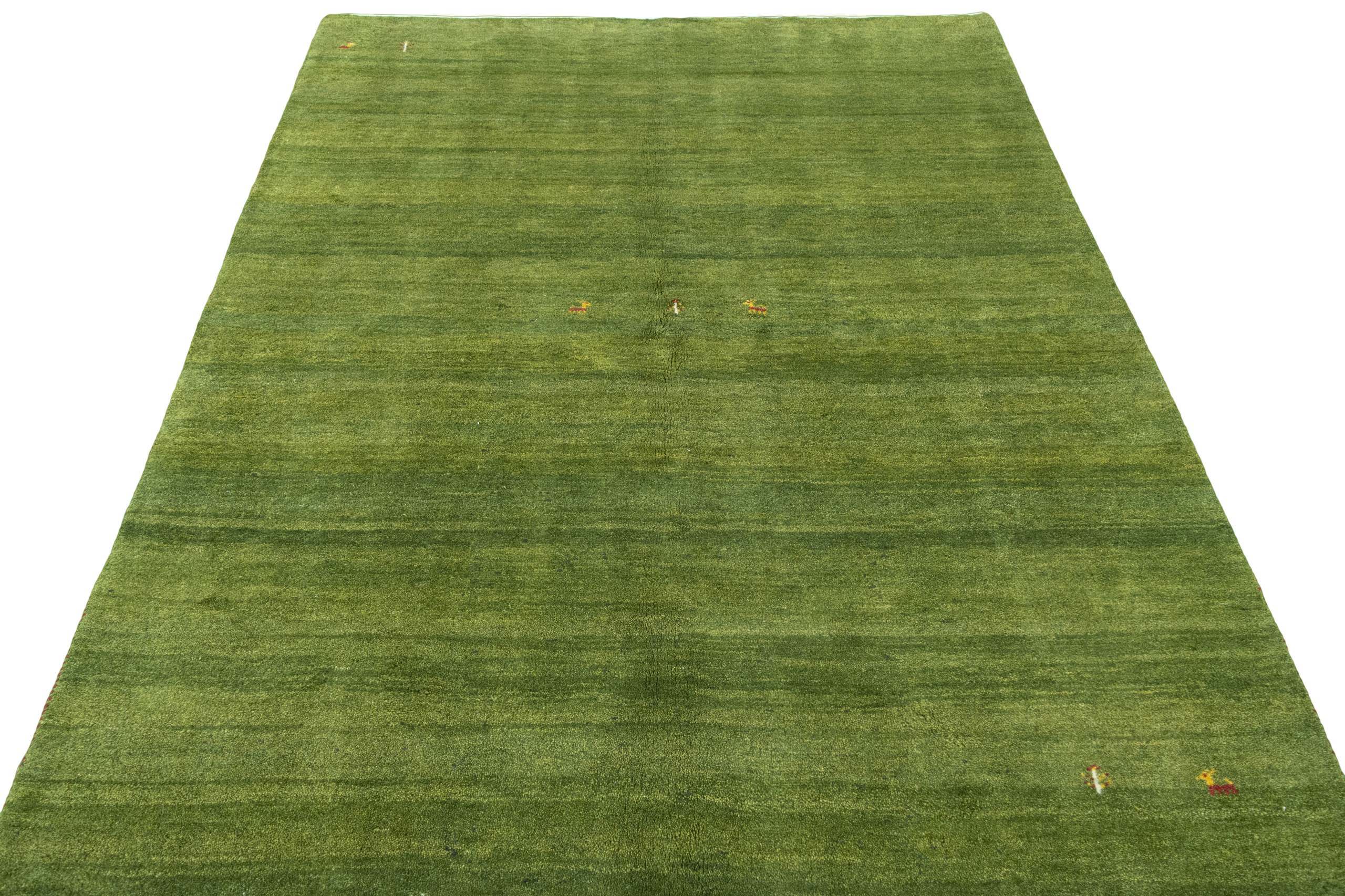 Gabbeh Fine Grön 165x233cm - 4