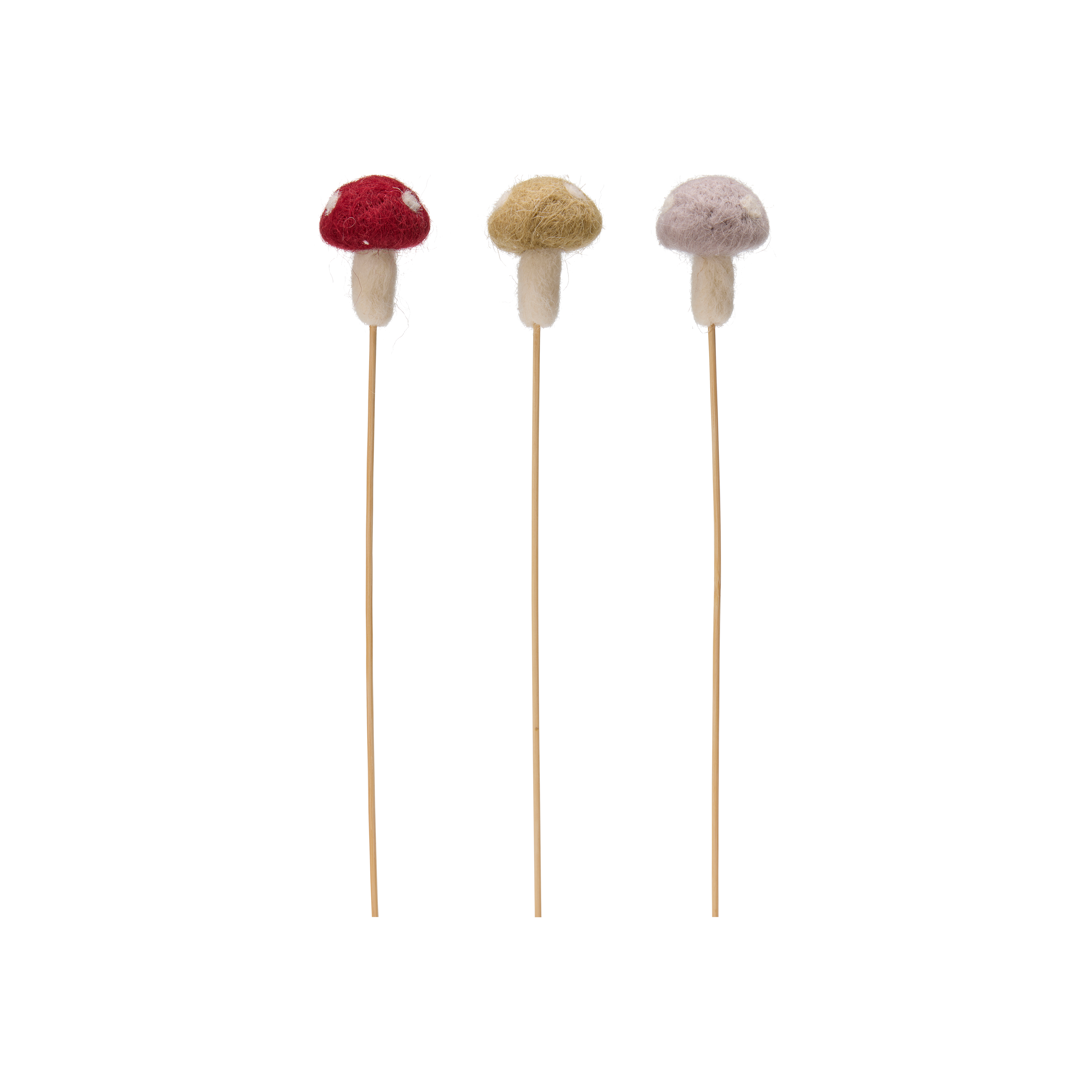 Svampar - Mix - Ull - 3-pack - 3x5+20 cm - 2