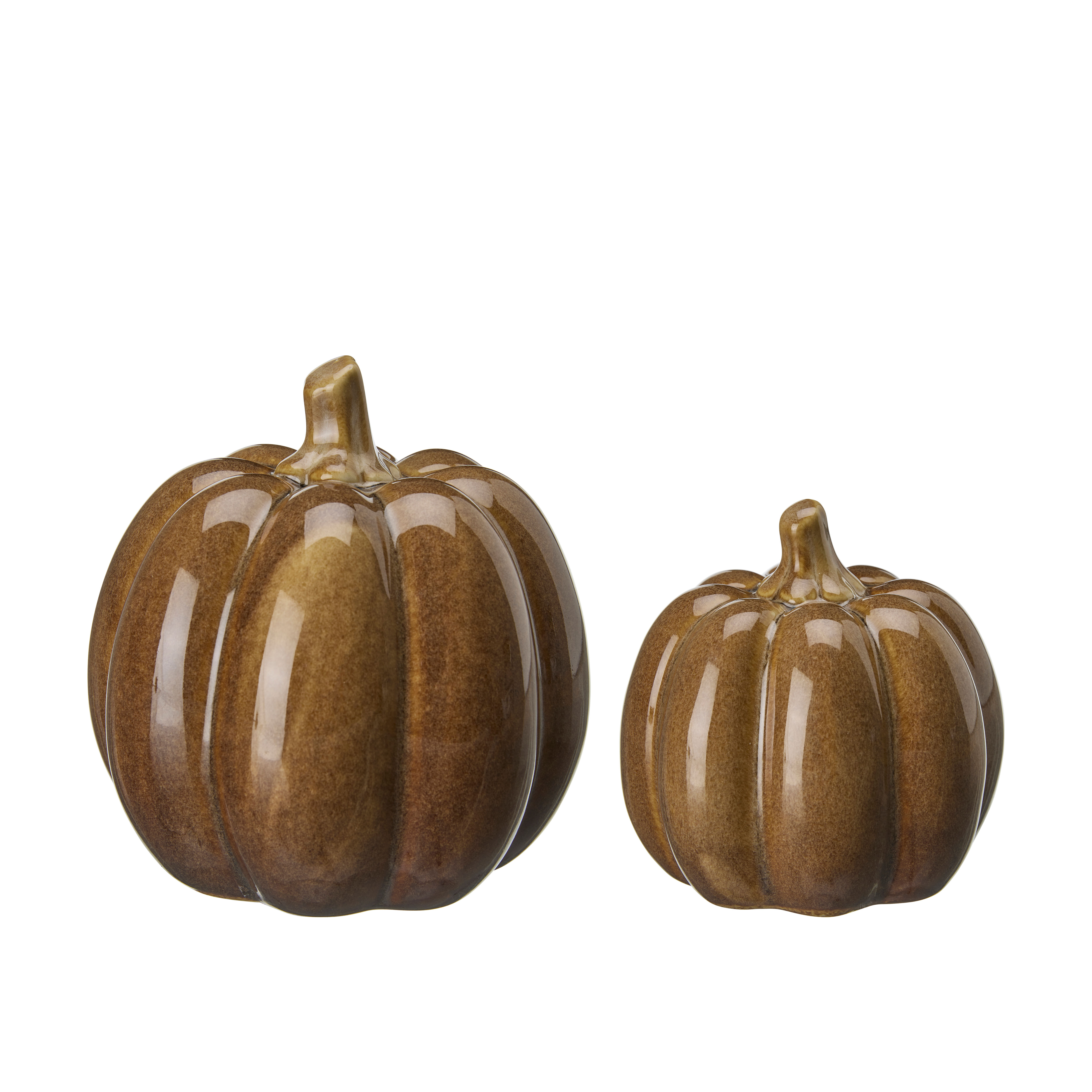 JUDY - Brown mottled pumpkins - 2 pcs - 4