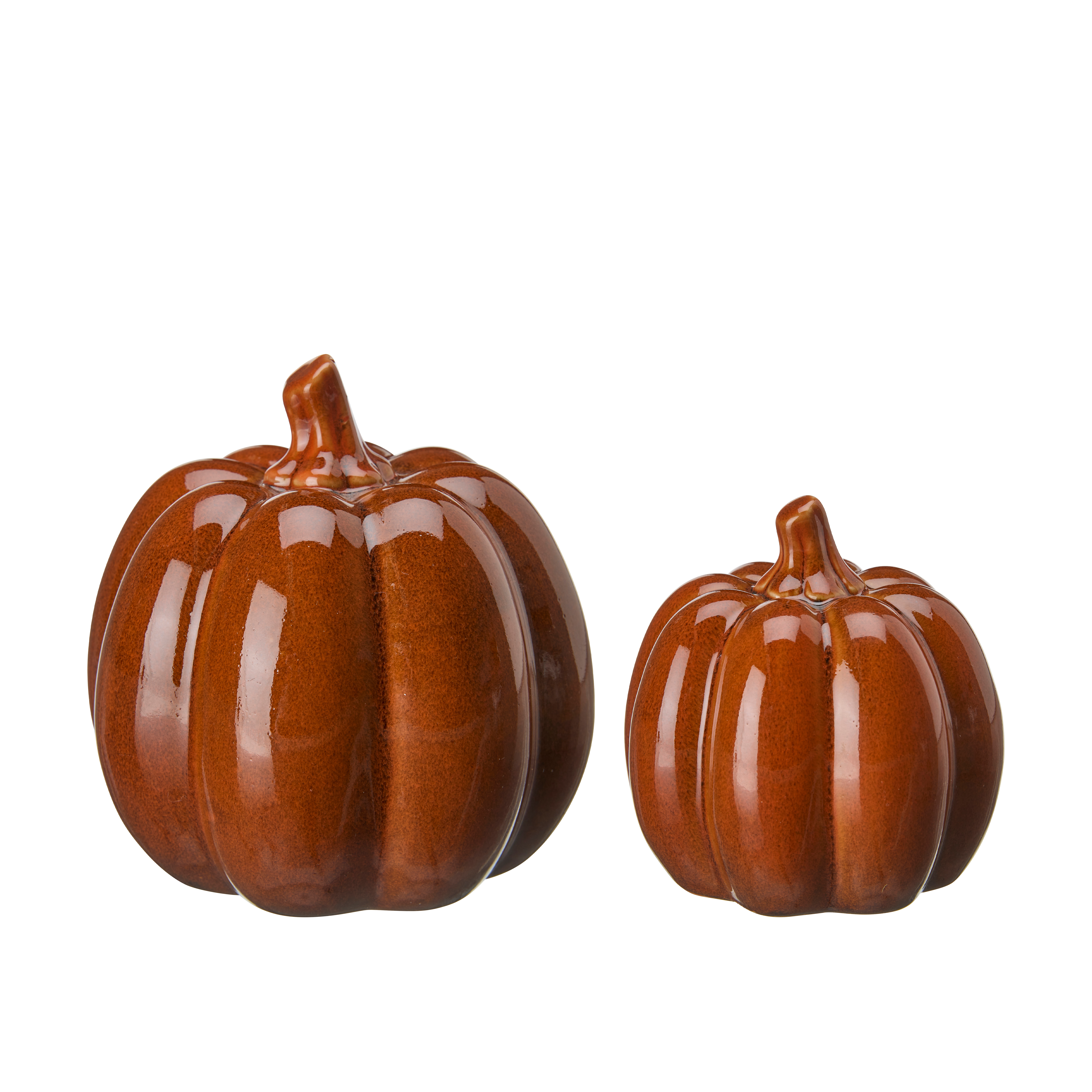 JUDY - Orange-mottled pumpkins - 2 pcs - 2