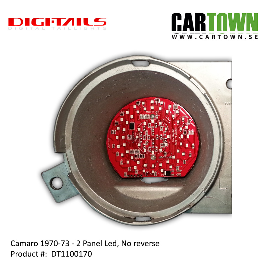 1970-73 Camaro - 2 Panel Sequential LED Taillight Kit - 3