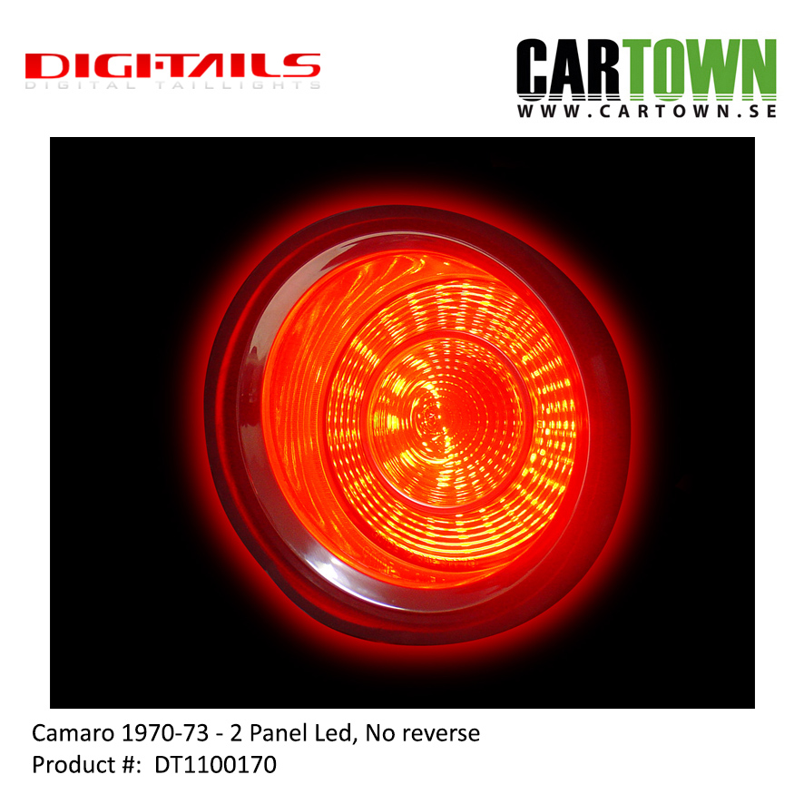 1970-73 Camaro - 2 Panel Sequential LED Taillight Kit - 4