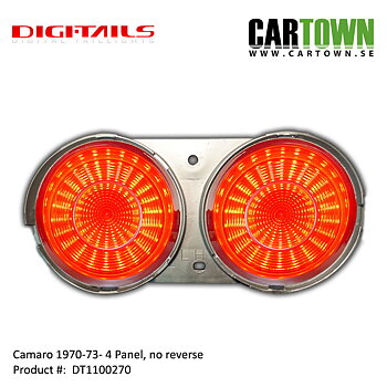 1970-73 Camaro - 4 Panel Sequential LED Taillight Kit