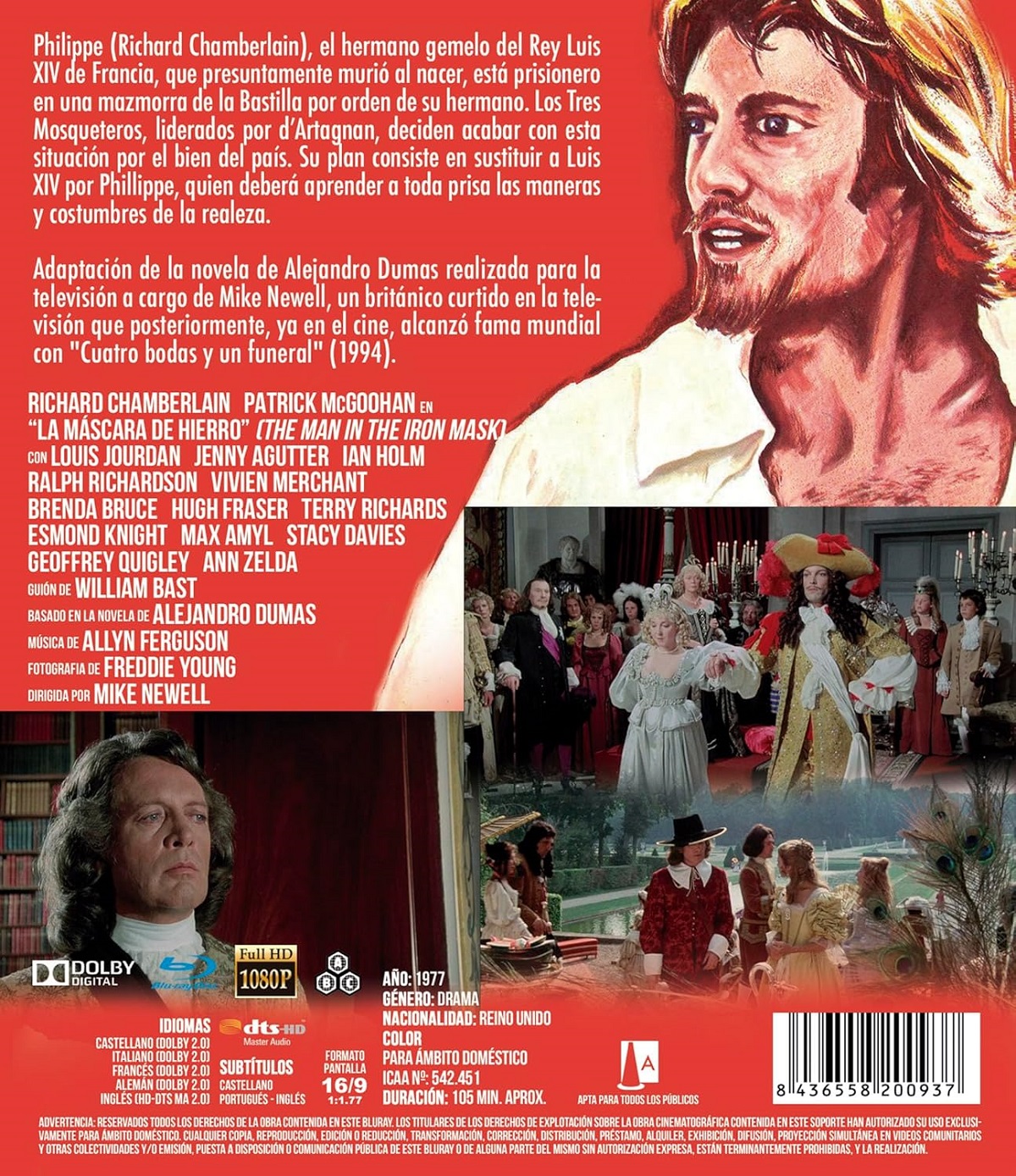 The Man In the Iron Mask (ej svensk text) (Blu-ray) - 2