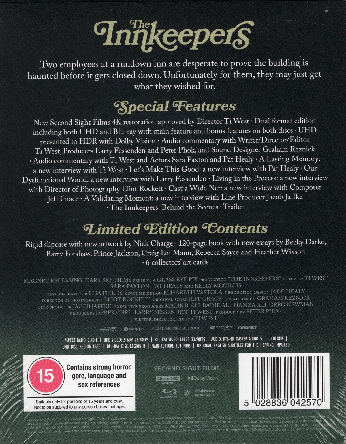 The Innkeepers (Limited Edition) (ej svensk text) (4K Ultra HD + Blu-ray) - 2