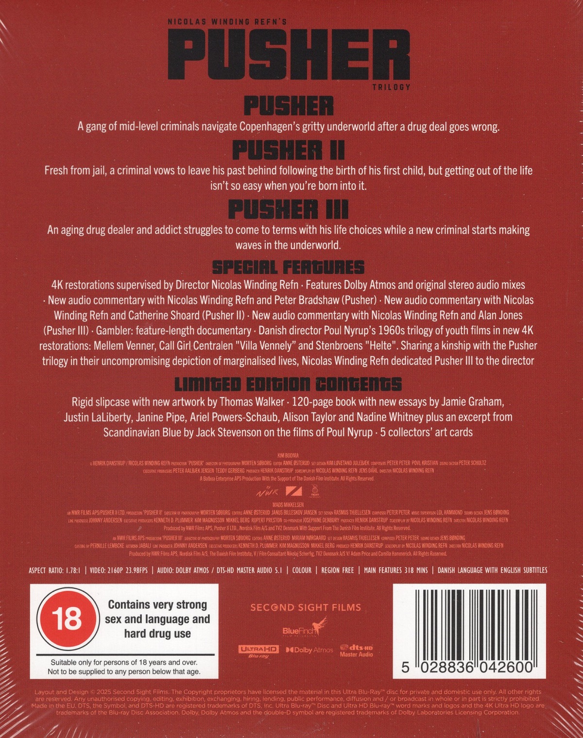 Pusher Trilogy (Limited Edition) (ej svensk text) (4K Ultra HD) - 2