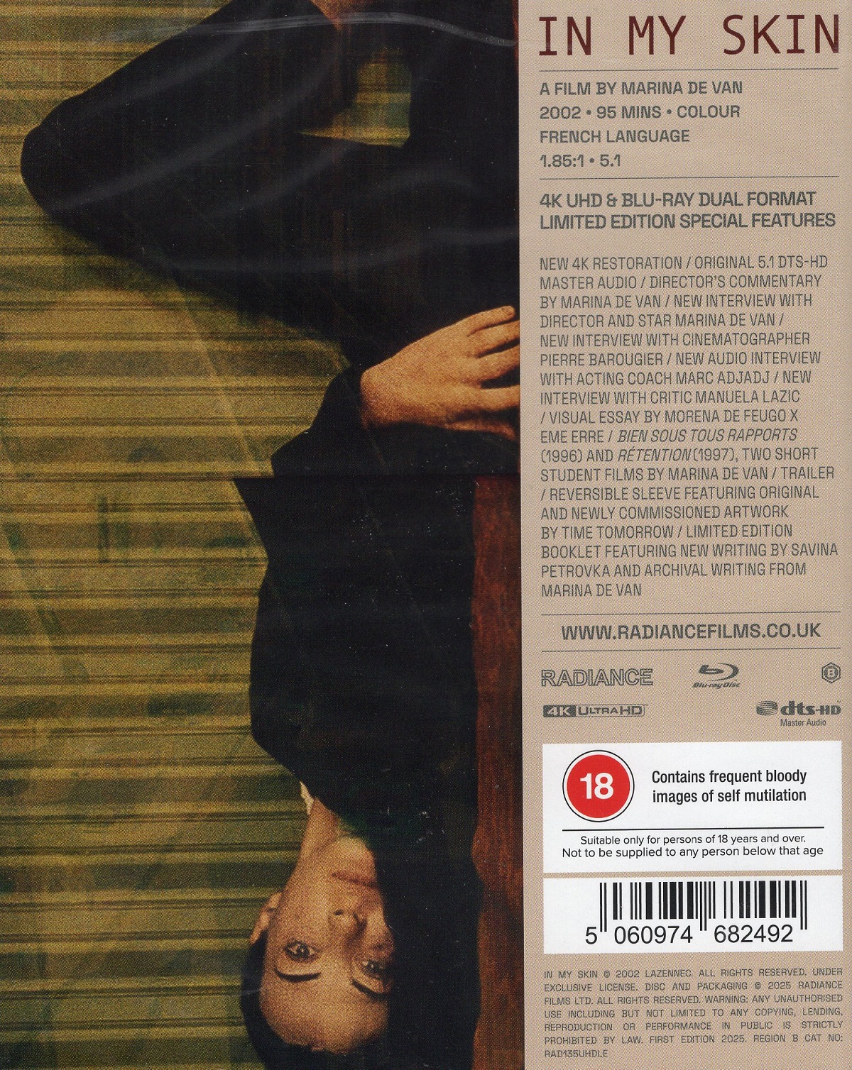 In My Skin (Limited Edition) (ej svensk text) (4K Ultra HD + Blu-ray) - 2