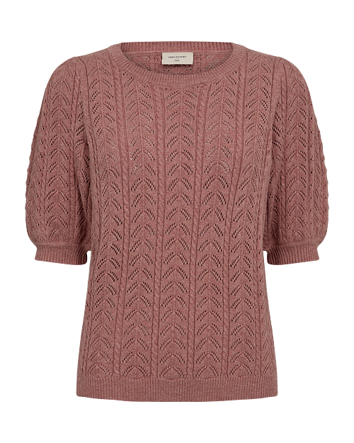 Jumper Clarry rosa kort puffärm