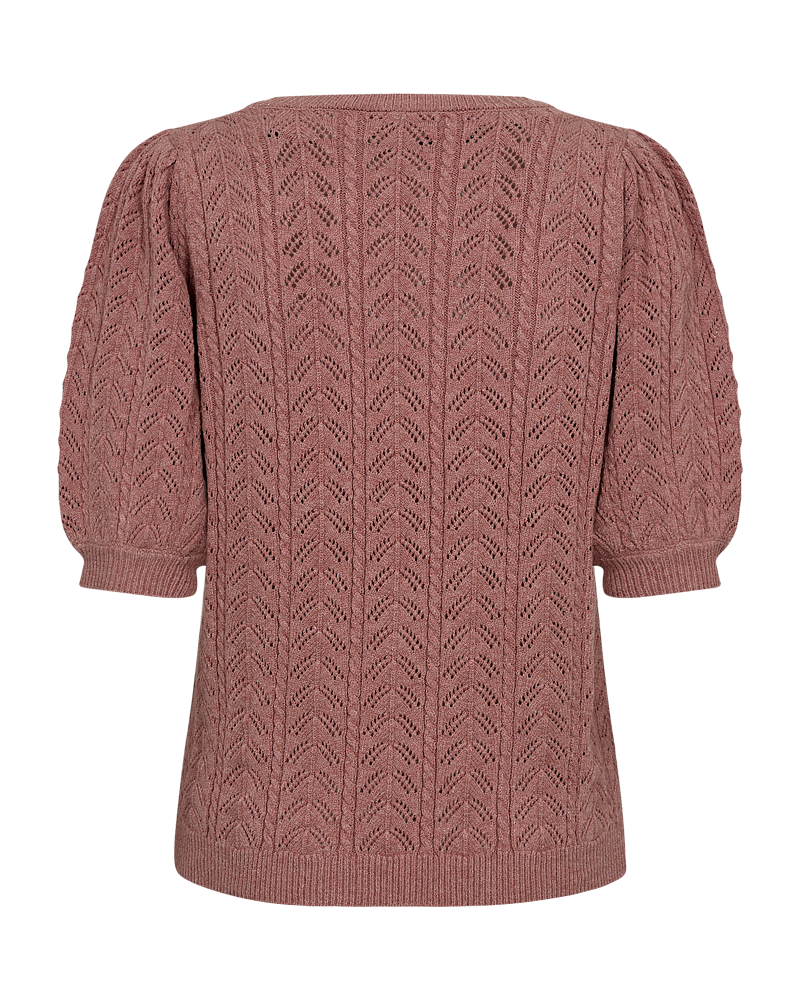 Jumper Clarry rosa kort puffärm