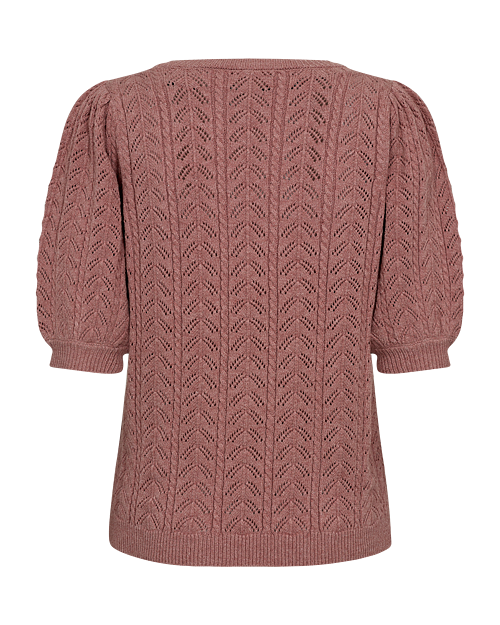 Jumper Clarry rosa kort puffärm - 2