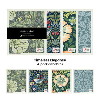 William Morris Disktrasor Timeless Elegance 4-pack