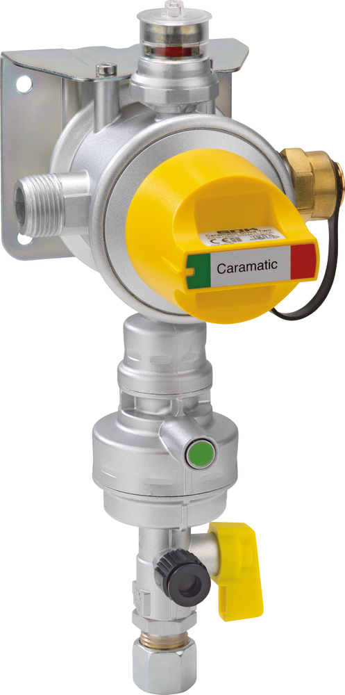 Caramatic DriveTwo gas switch for vertical mounting