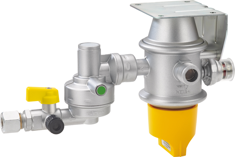 Caramatic DriveTwo gas switch for horizontal installation