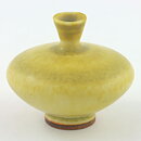 Berndt Friberg (1960s) Unique Yellow Haresfur Vase 3,5 cm