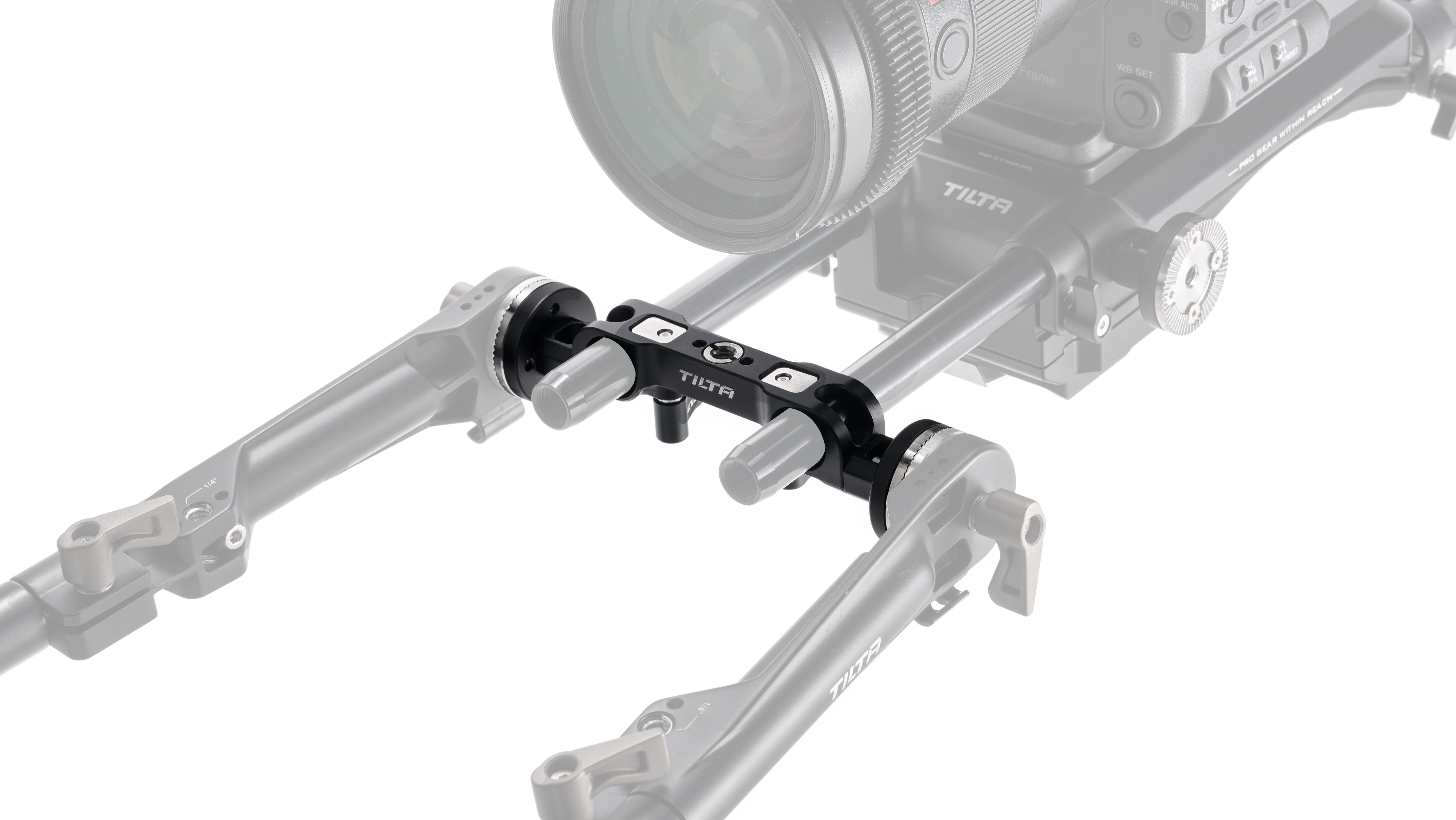 Tilta 15mm LWS Dual Rosette Adapter - Black - 2