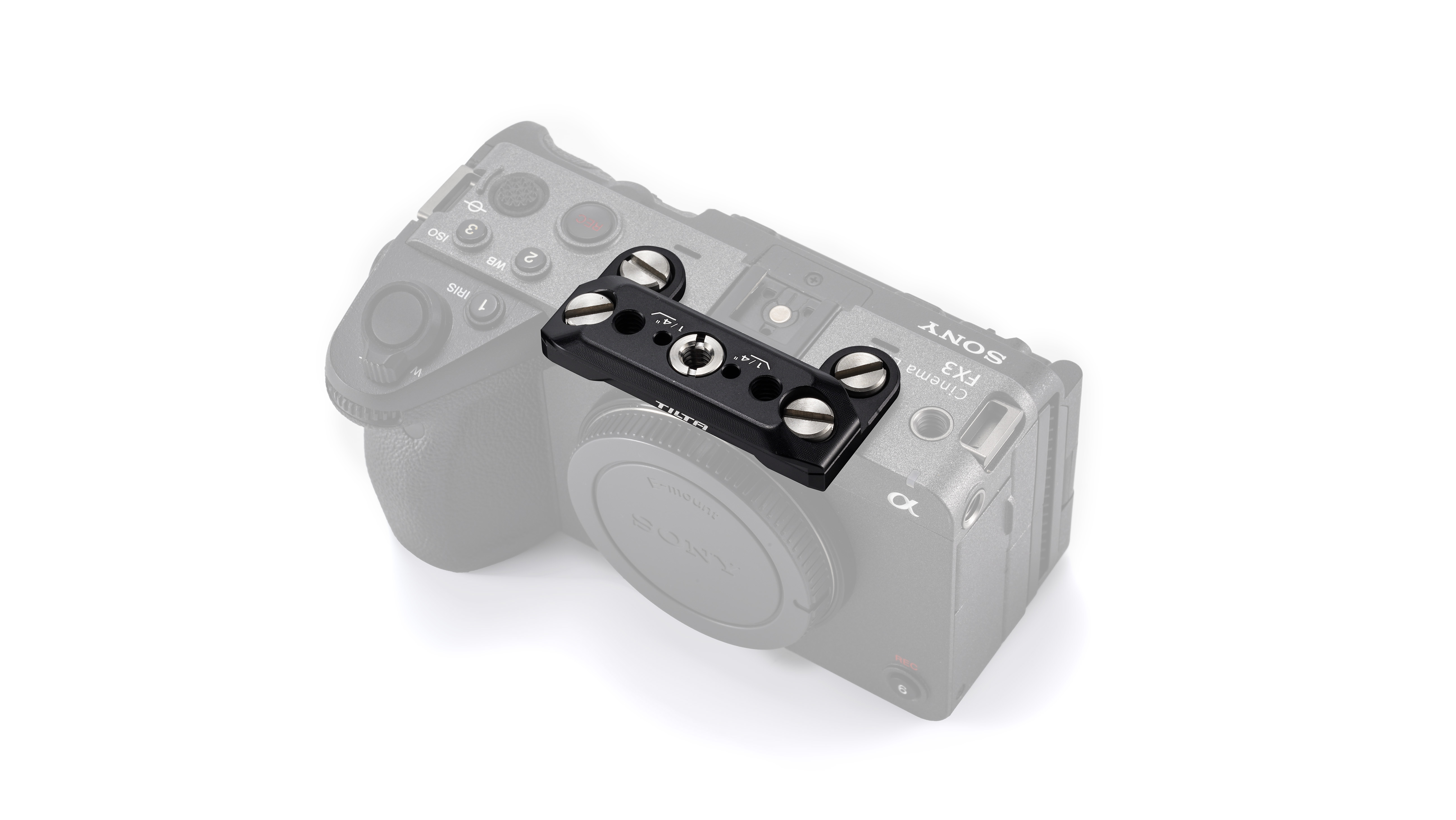 Tilta Hot Shoe Top Plate for Sony FX3/FX30 V2 - Black