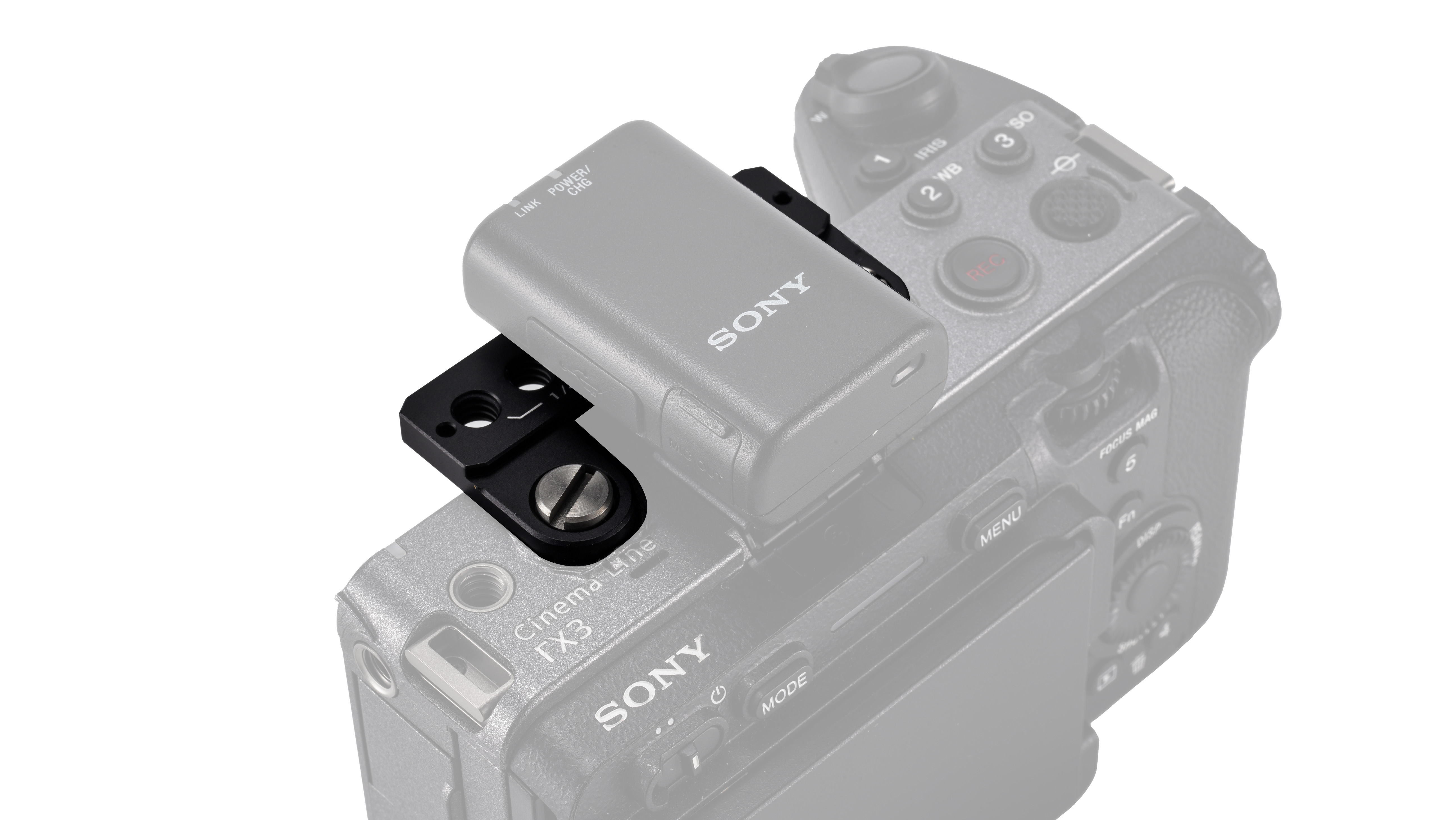 Tilta Hot Shoe Top Plate for Sony FX3/FX30 V2 - Black - 8