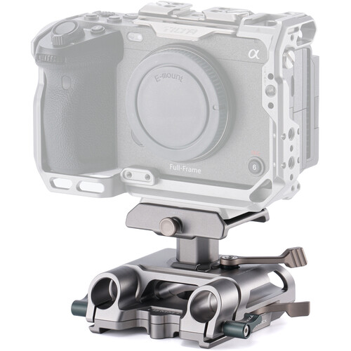 Tilta Arca Height Adjustable 15mm LWS Baseplate - Titanium Gray