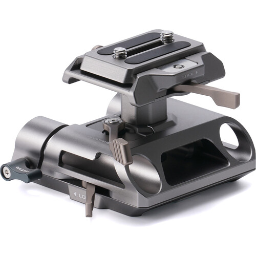 Tilta Arca Height Adjustable 15mm LWS Baseplate - Titanium Gray - 2
