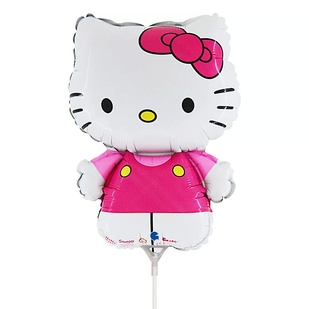 Hello Kitty Folie Ballong 35 cm - Rosa