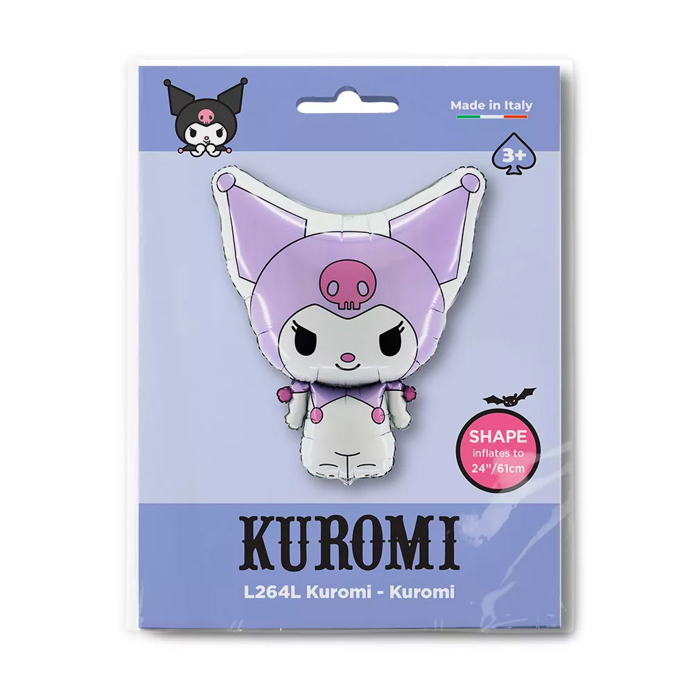 Kuromi Folie Ballong 61 cm - Lila - 2