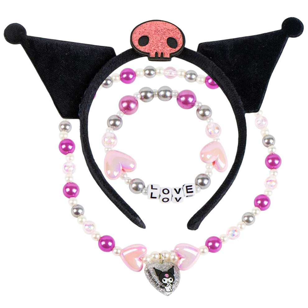 Kuromi Accessoar Set med Diadem, Halsband och Armband - 2