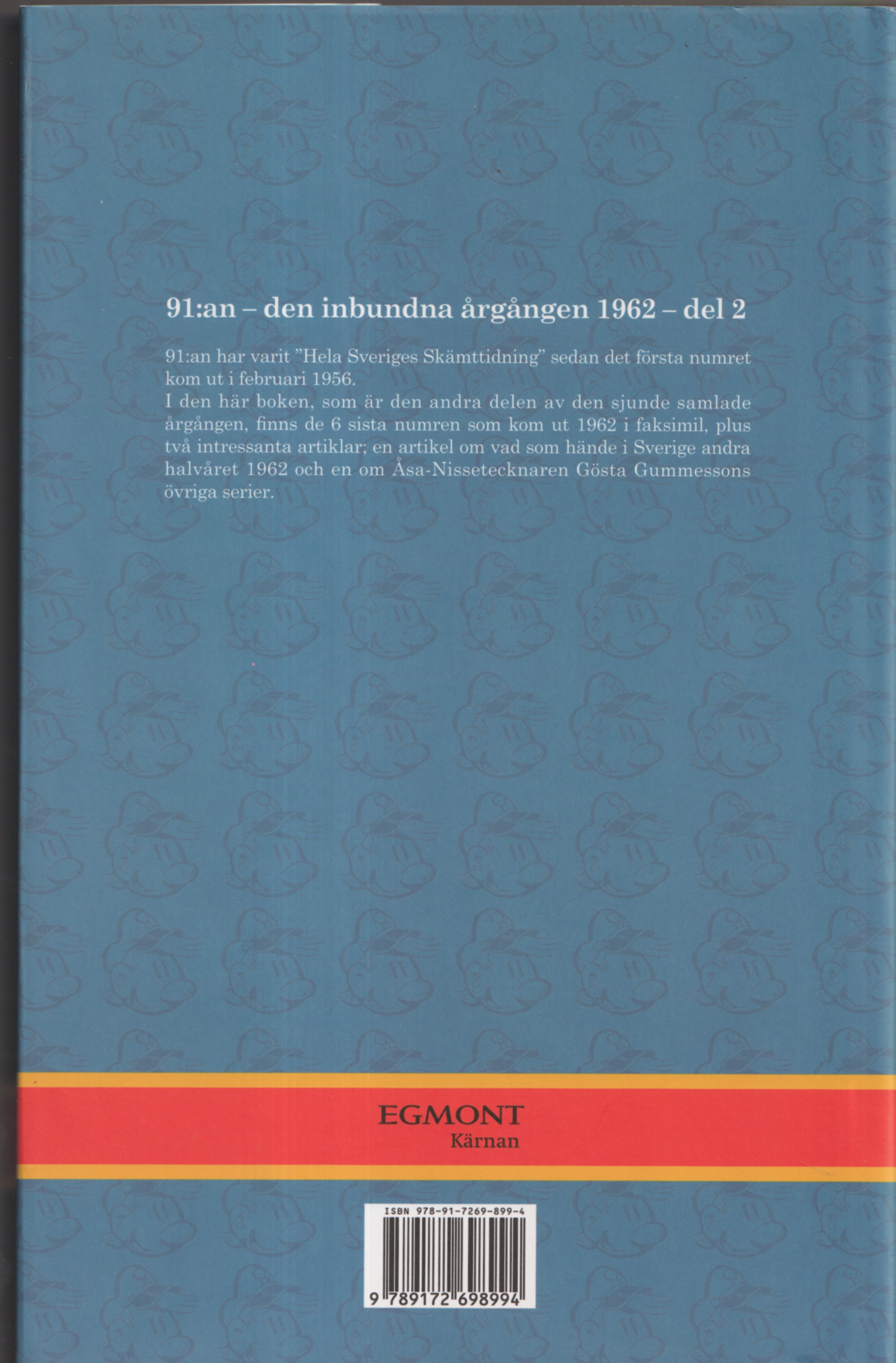 91:an den inbundna årgången 1962 del 2, begagnad - 2