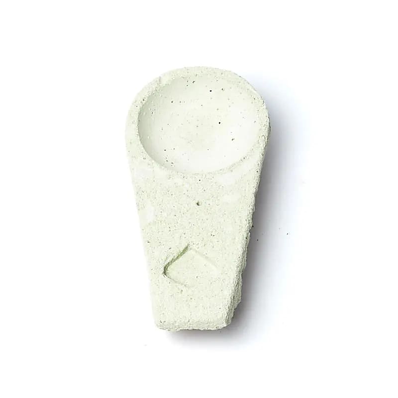 Sagrada Madre cement rökelsebrännare pastellgrön