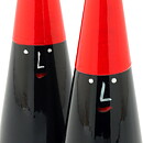 Ingegerd Råman (2005) Two Black Glass Elves Nisse 13 cm <with Boxes> 