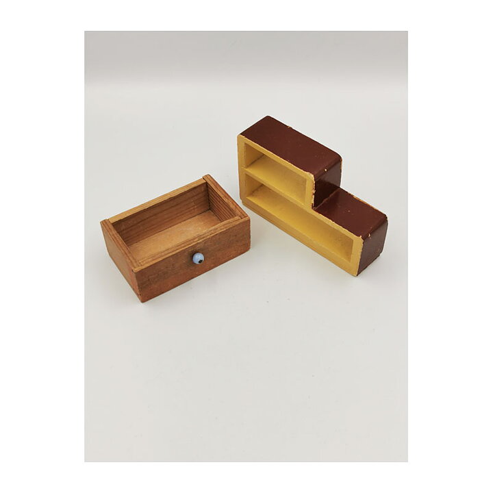 Dollhouse Second Hand - Vintage Shelf and Drawer DIY