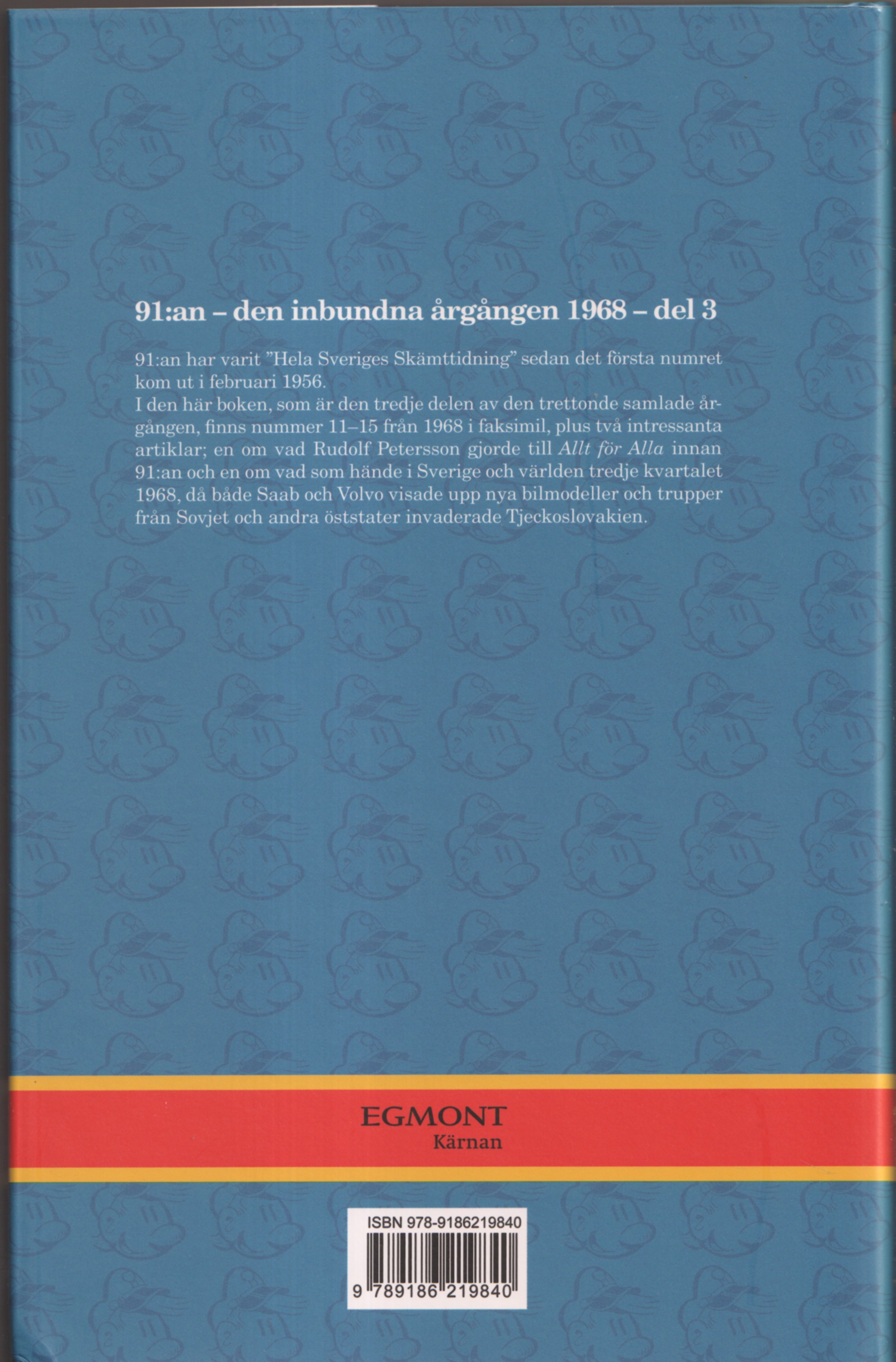 91:an den inbundna årgången 1968 del 3, begagnad - 2