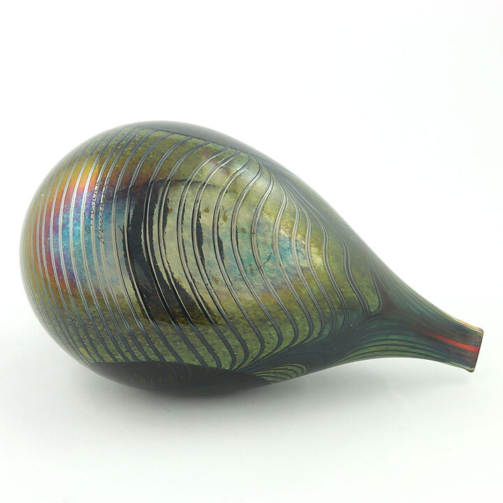 オイバ・トイッカ キジ Pheasant  ガラスの鳥 オブジェ 置物 1981年 23/16 cm (6)