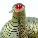 オイバ・トイッカ キジ Pheasant  ガラスの鳥 オブジェ 置物 1981年 23/16 cm (7)