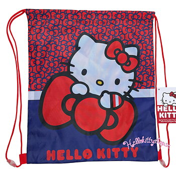Hello Kitty Gympåse - Red Bow 40 cm