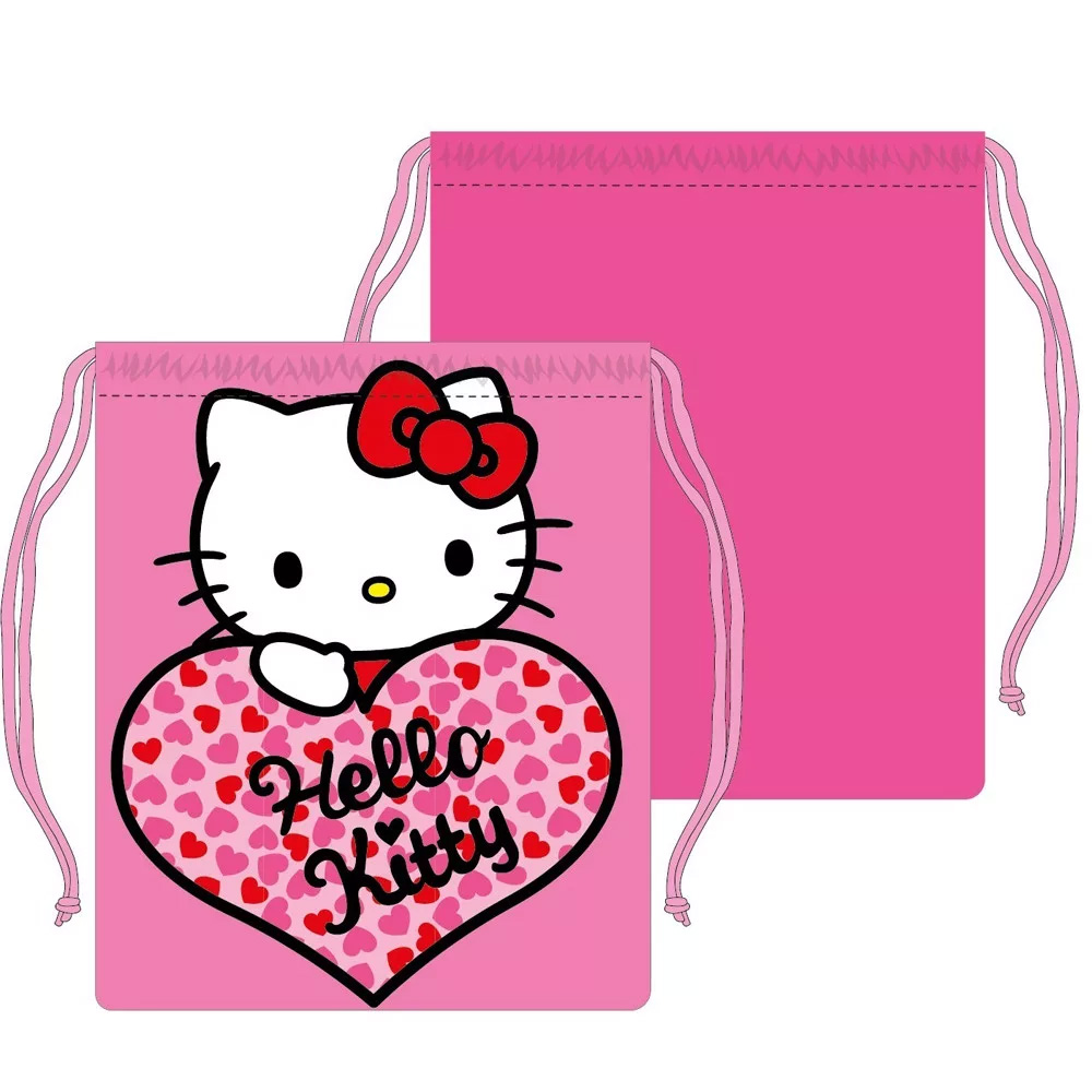 Hello Kitty Påse - Heart 27 cm - 3