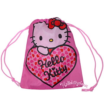 Hello Kitty Påse - Heart 27 cm
