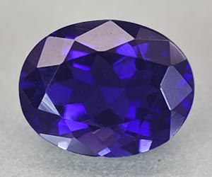 Impresionante piedra preciosa suelta de iolita natural ovalada de 10 x 8 mm de alta calidad de 2,50 ct - 4
