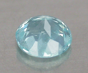Piedra preciosa de apatita azul Paraiba natural de corte redondo de 4,2 mm - 2