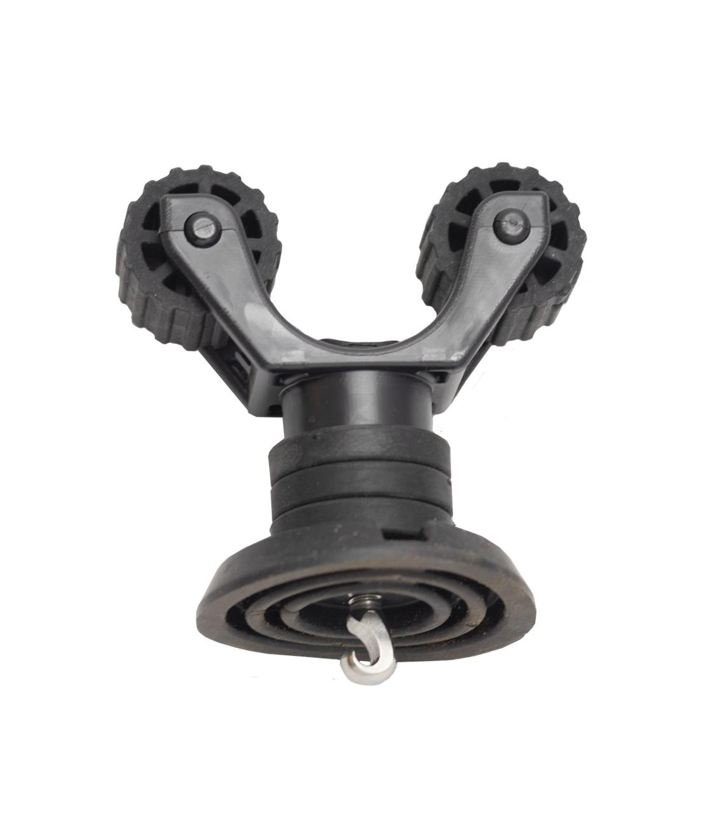 Yakattack SUP Paddle Holder, Leash Plug Adapter Mount with Rubber Base