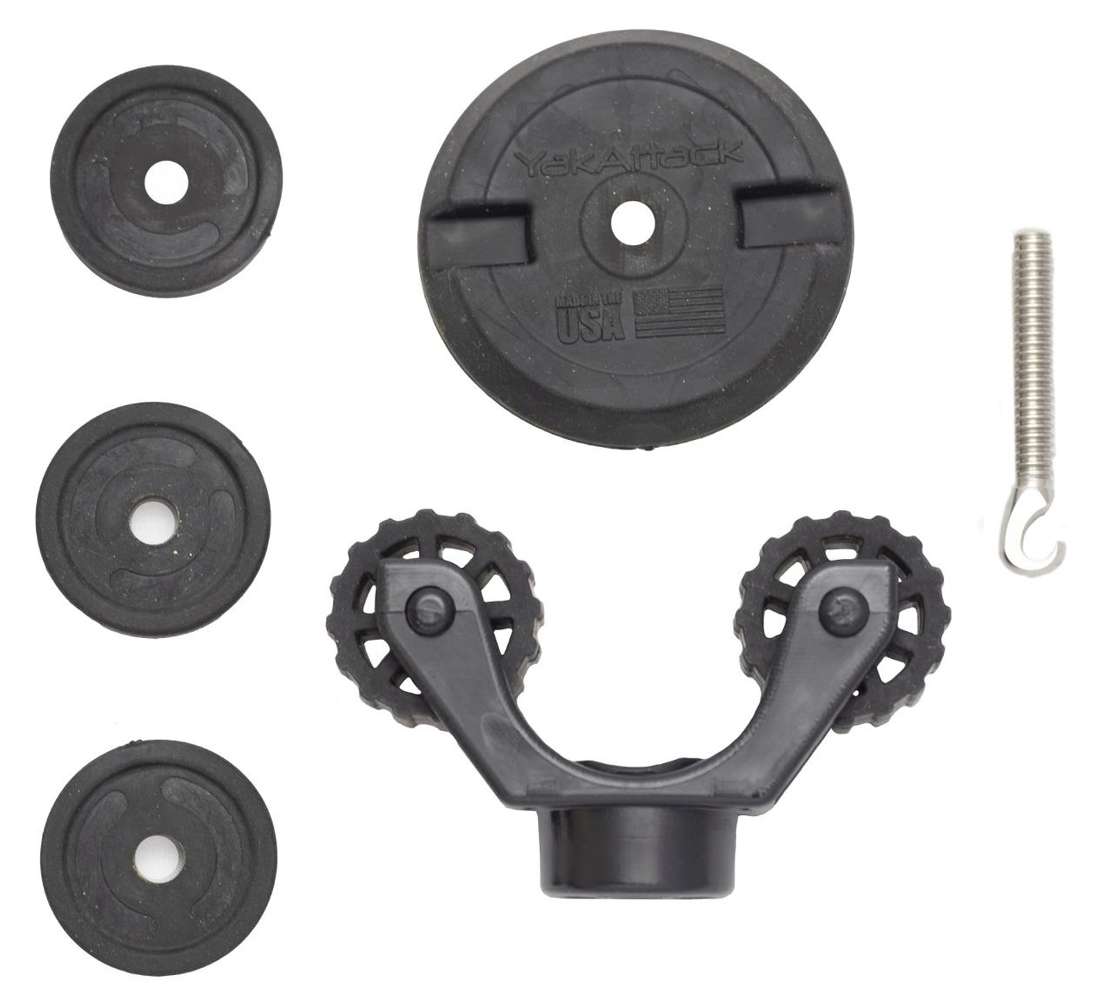 Yakattack SUP Paddle Holder, Leash Plug Adapter Mount with Rubber Base - 3