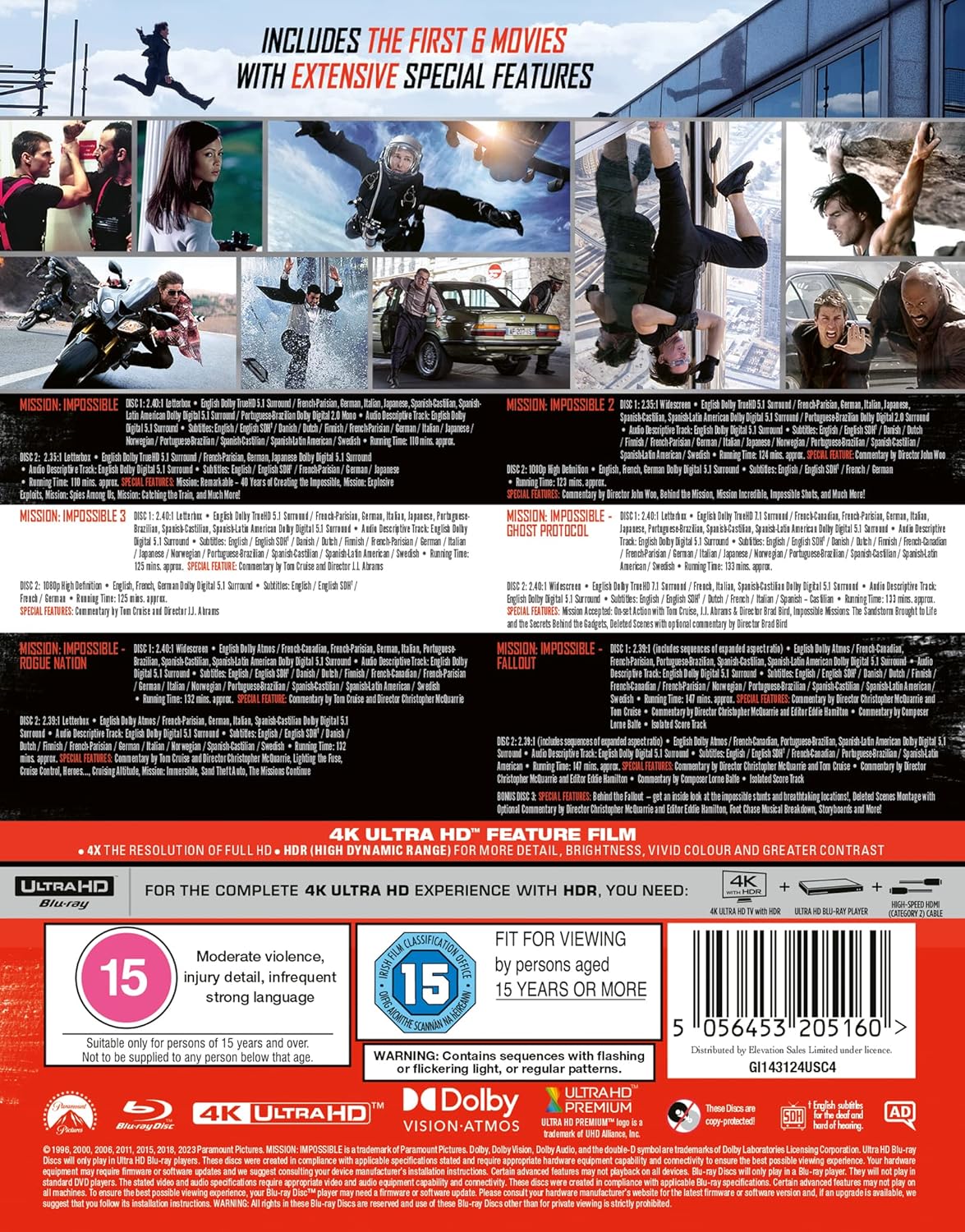 Mission: Impossible - The 6-movie Collection (4K Ultra HD + Blu-ray) - 2