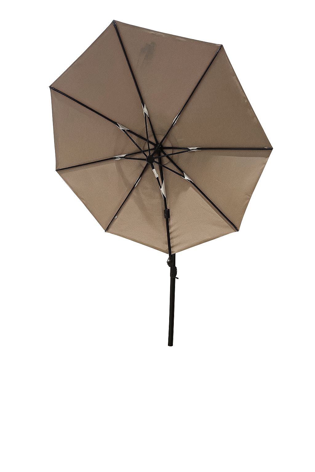 SIDOHÄNGT PARASOLL Ø300 ANTRACIT/BEIGE - 2