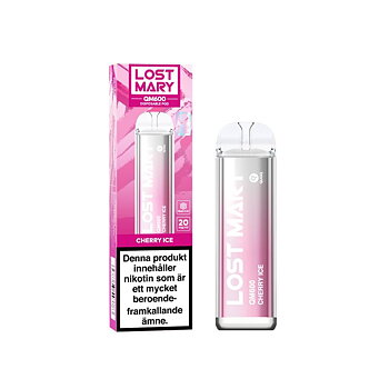 Lost Mary QM600 Engångs Vape - Cherry Ice