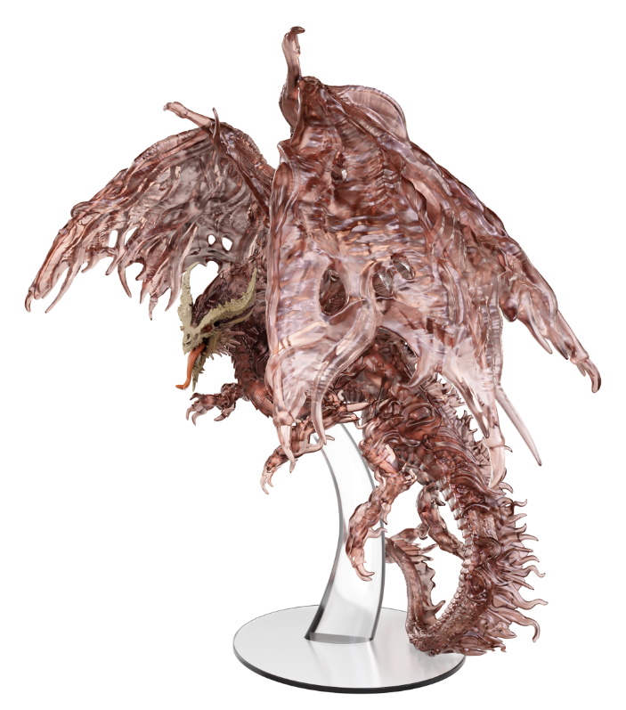 D&D Icons of the Realms Red Ghost Dragon