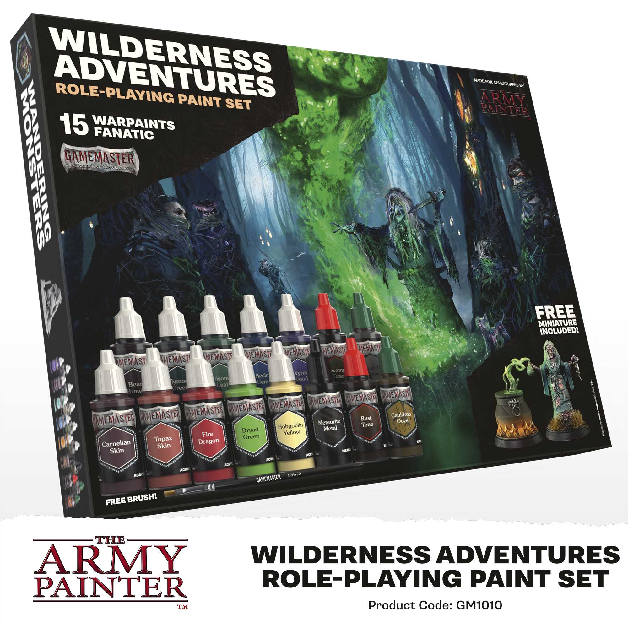 The Army Painter - GameMaster: Wilderness Adventures Role-playing Paint Set