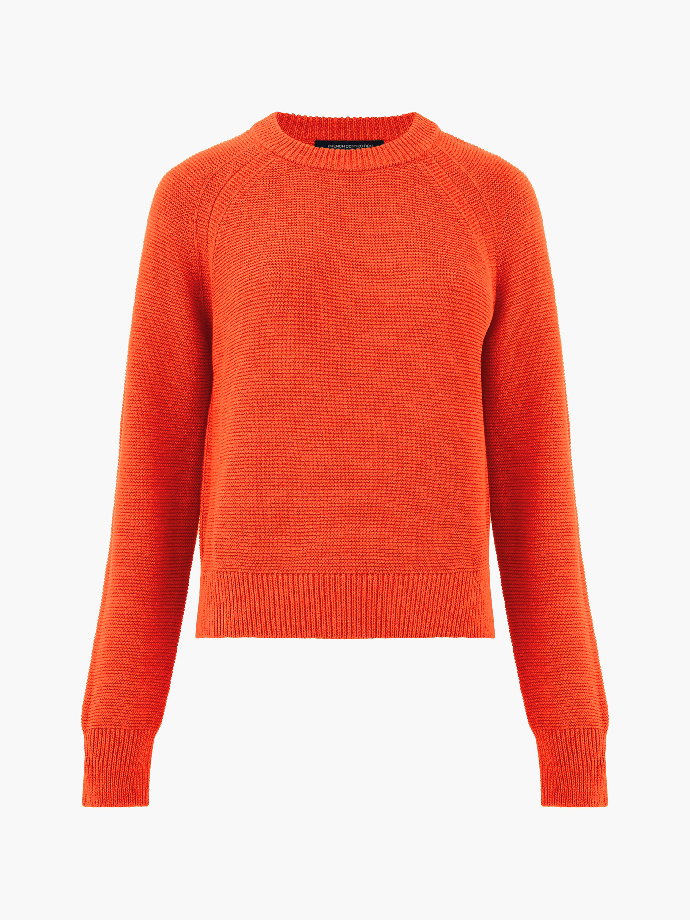 Stickad jumper Lily lång ärm orange - 3
