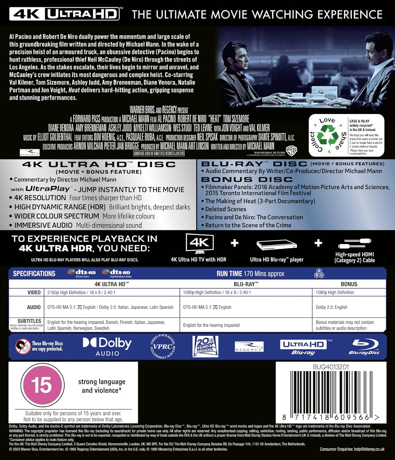 Heat (4K Ultra HD + Blu-ray) - 2